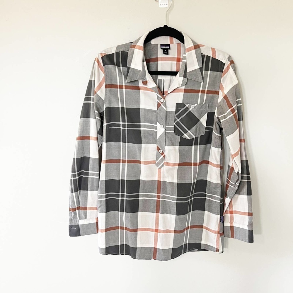 Patagonia feather stone tunic Sugar Pine: Tailored Grey size medium